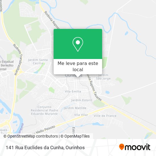141 Rua Euclides da Cunha mapa