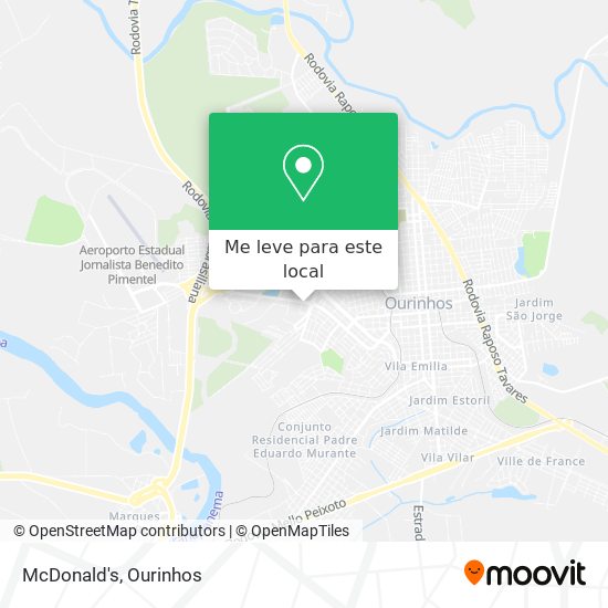 McDonald's mapa