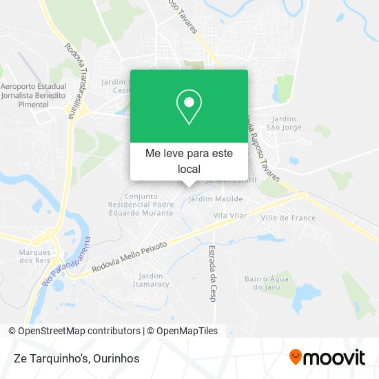 Ze Tarquinho's mapa
