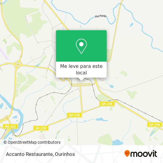 Accanto Restaurante mapa