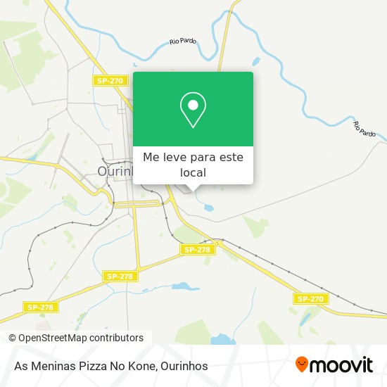 As Meninas Pizza No Kone mapa