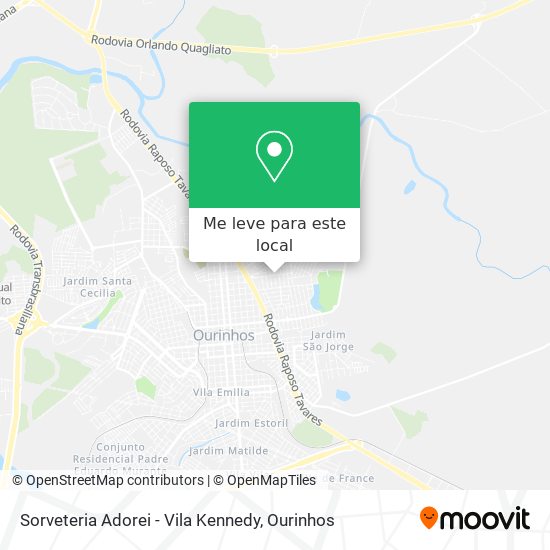 Sorveteria Adorei - Vila Kennedy mapa