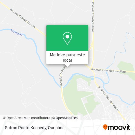 Sotran Posto Kennedy mapa