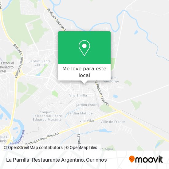 La Parrilla -Restaurante Argentino mapa