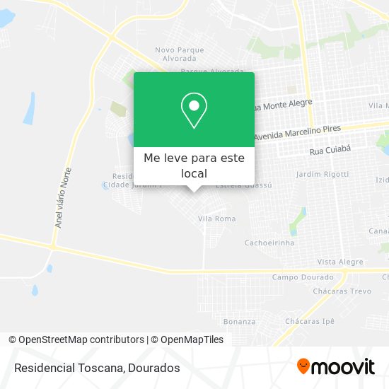 Residencial Toscana mapa