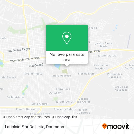 Laticínio Flor De Leite mapa