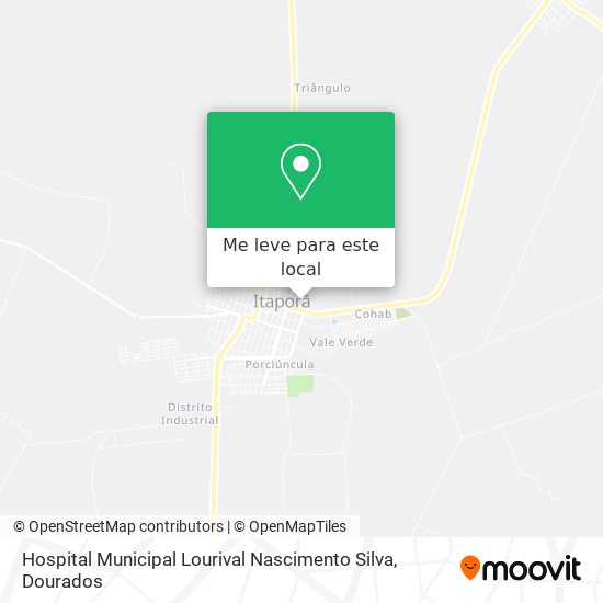 Hospital Municipal Lourival Nascimento Silva mapa