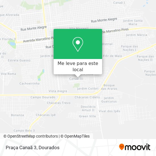 Praça Canaã 3 mapa