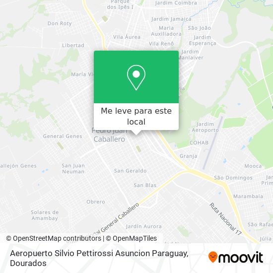 Aeropuerto Silvio Pettirossi Asuncion Paraguay mapa