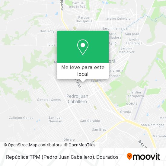 República TPM (Pedro Juan Caballero) mapa