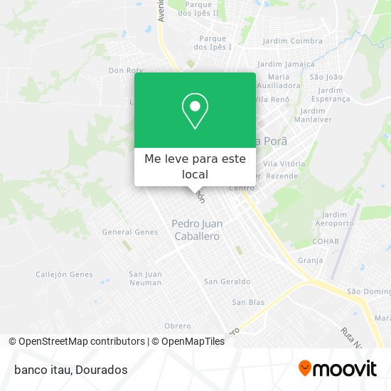 banco itau mapa