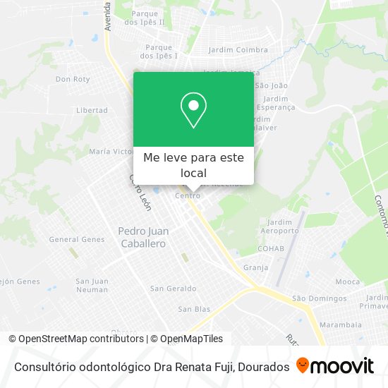 Consultório odontológico Dra Renata Fuji mapa