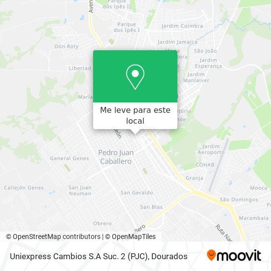 Uniexpress Cambios S.A Suc. 2 (PJC) mapa