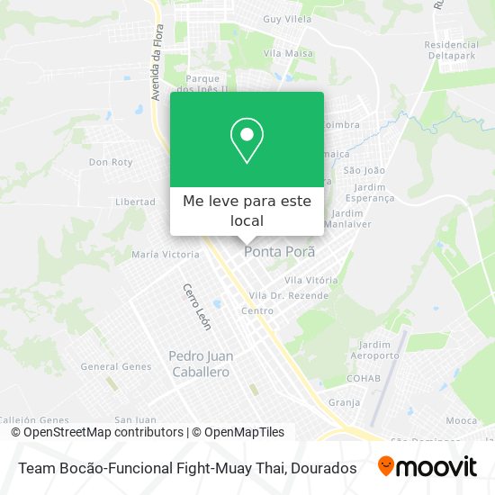Team Bocão-Funcional Fight-Muay Thai mapa