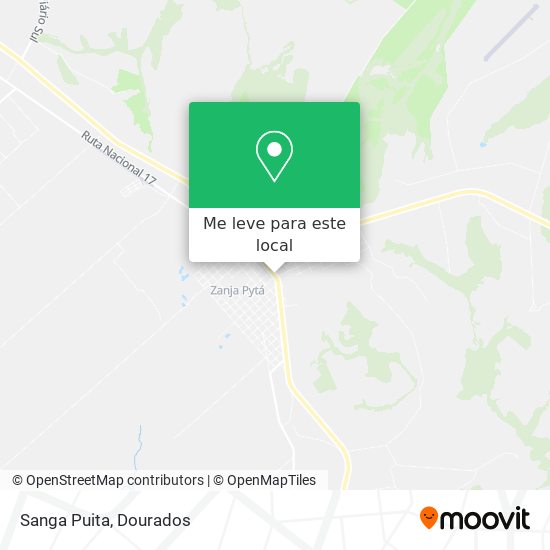 Sanga Puita mapa