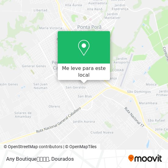Any Boutique👗👙👠🎒 mapa
