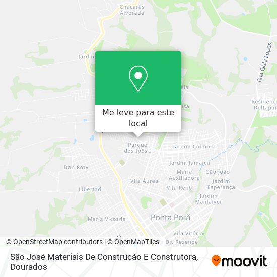 São José Materiais De Construção E Construtora mapa