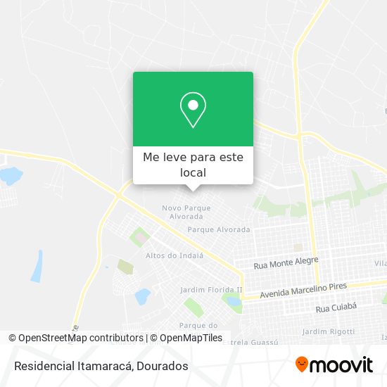 Residencial Itamaracá mapa