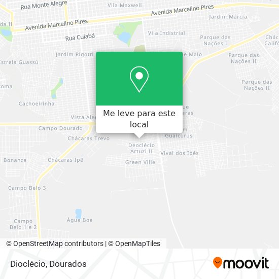 Dioclécio mapa