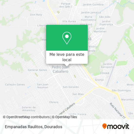Empanadas Raulitos mapa