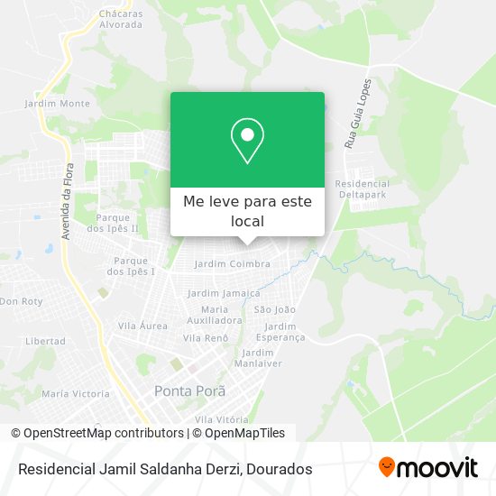 Residencial Jamil Saldanha Derzi mapa