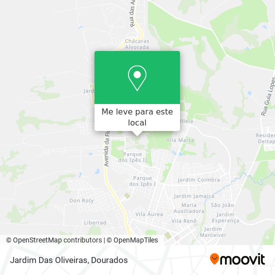 Jardim Das Oliveiras mapa