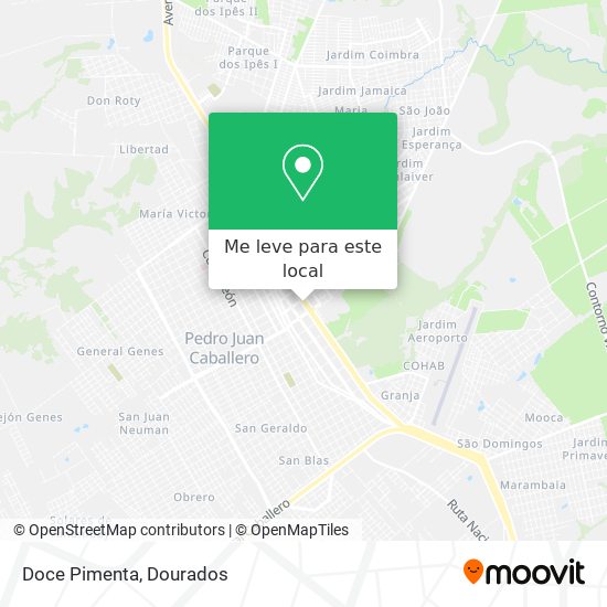 Doce Pimenta mapa