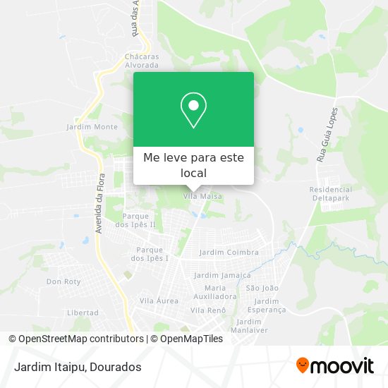 Jardim Itaipu mapa