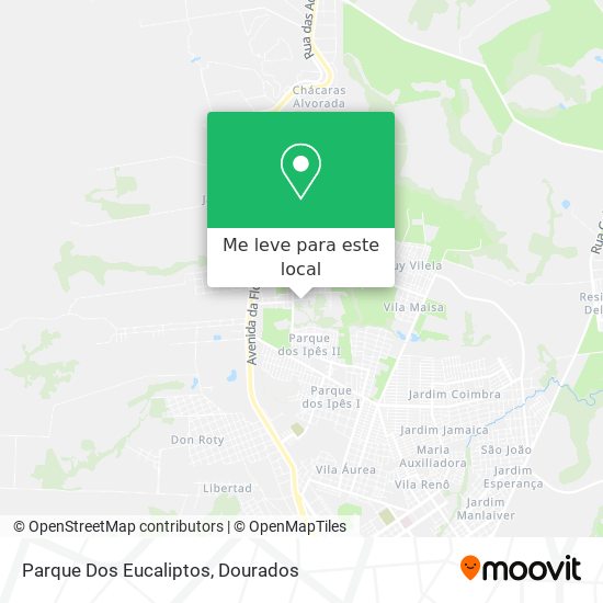 Parque Dos Eucaliptos mapa