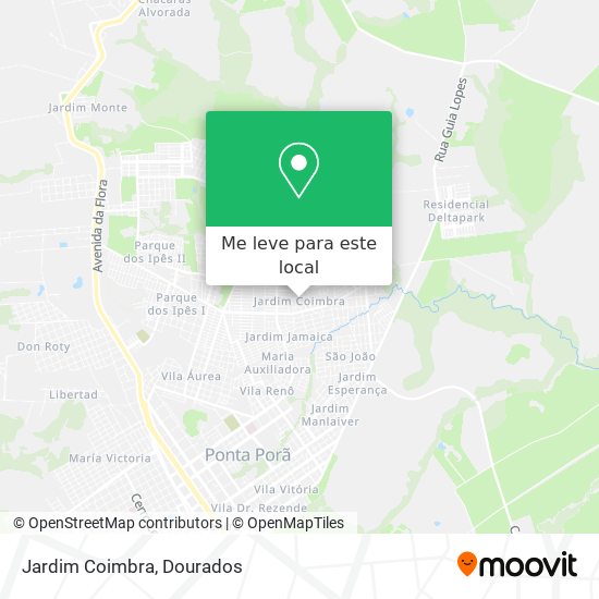 Jardim Coimbra mapa