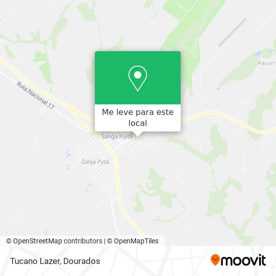 Tucano Lazer mapa