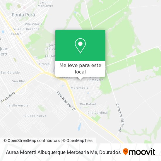 Aurea Moretti Albuquerque Mercearia Me mapa