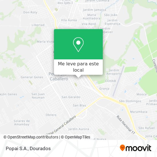 Popai S.A. mapa