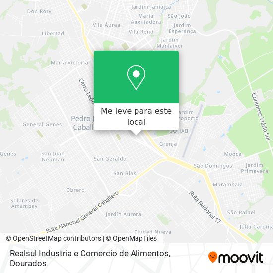 Realsul Industria e Comercio de Alimentos mapa