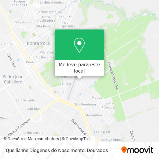 Queilianne Diogenes do Nascimento mapa