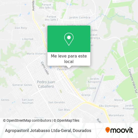 Agropastoril Jotabasso Ltda-Geral mapa