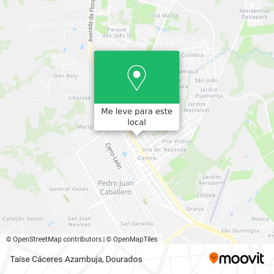 Taíse Cáceres Azambuja mapa