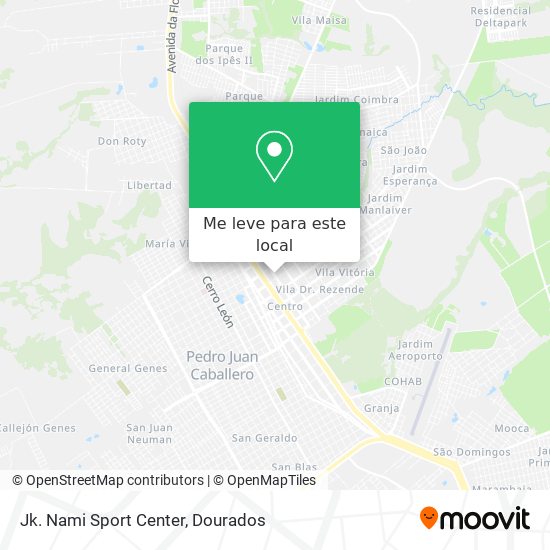 Jk. Nami Sport Center mapa