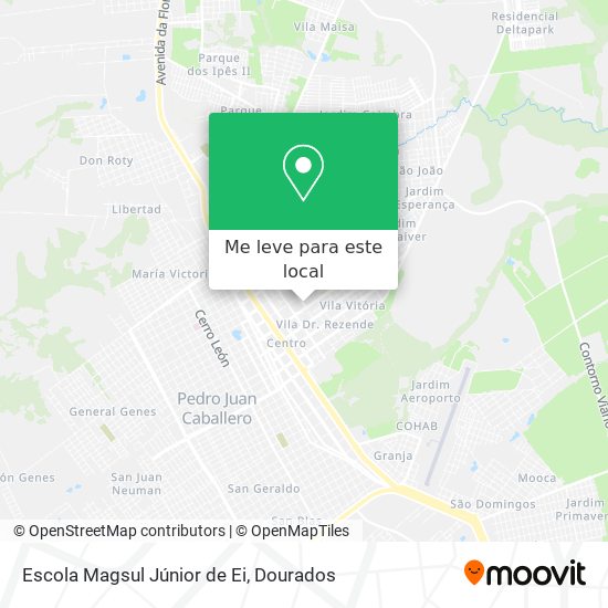 Escola Magsul Júnior de Ei mapa