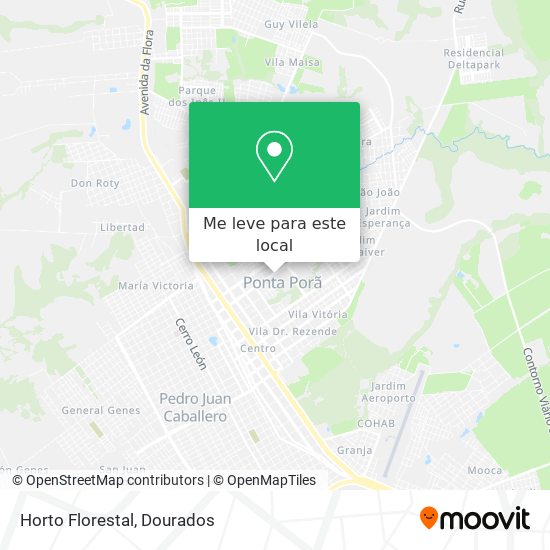 Horto Florestal mapa