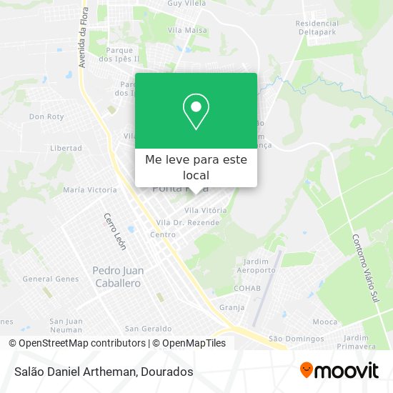 Salão Daniel Artheman mapa