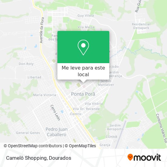 Camelô Shopping mapa