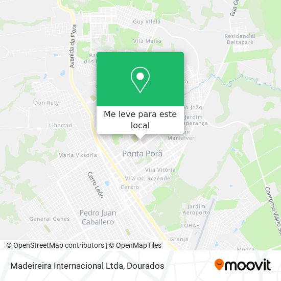 Madeireira Internacional Ltda mapa