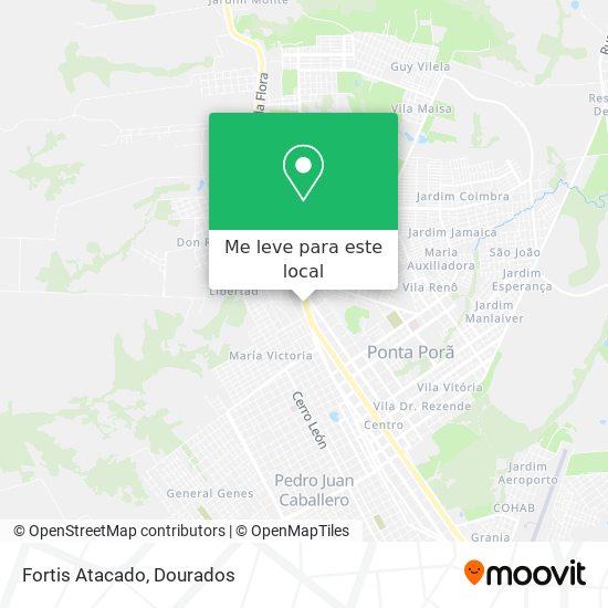 Fortis Atacado mapa