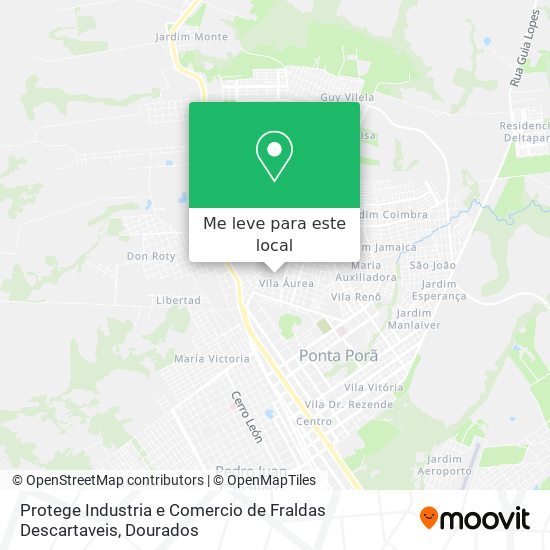Protege Industria e Comercio de Fraldas Descartaveis mapa
