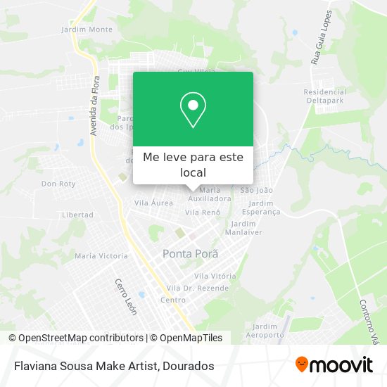 Flaviana Sousa Make Artist mapa