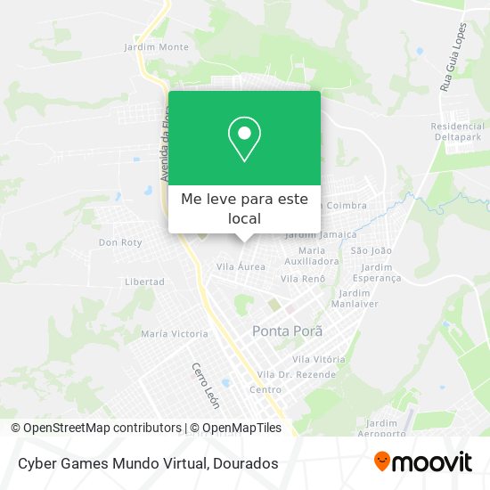 Cyber Games Mundo Virtual mapa