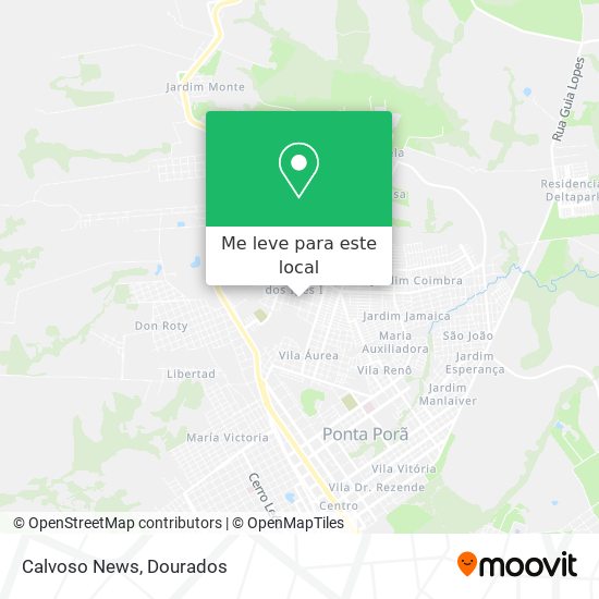Calvoso News mapa