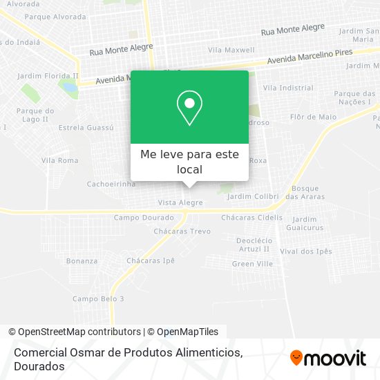 Comercial Osmar de Produtos Alimenticios mapa