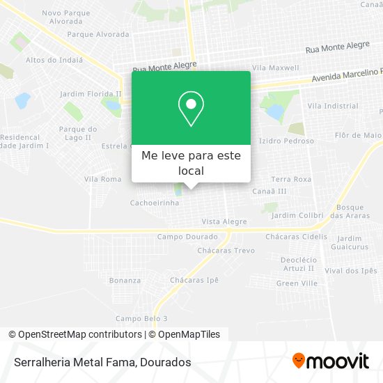 Serralheria Metal Fama mapa